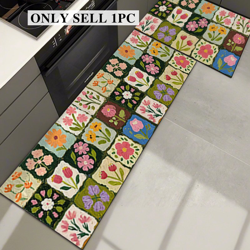 Commercial Kitchen Non Slip Flooring - Kitchen Rug Pvc Waterproof Leather Carpet
