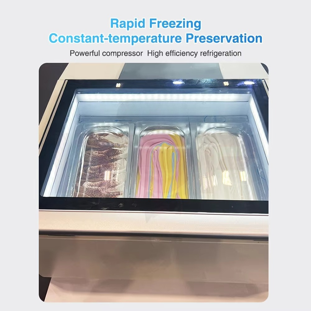 Commercial Chest Freezer - Commercial Glass Door Mini Chest Freezer