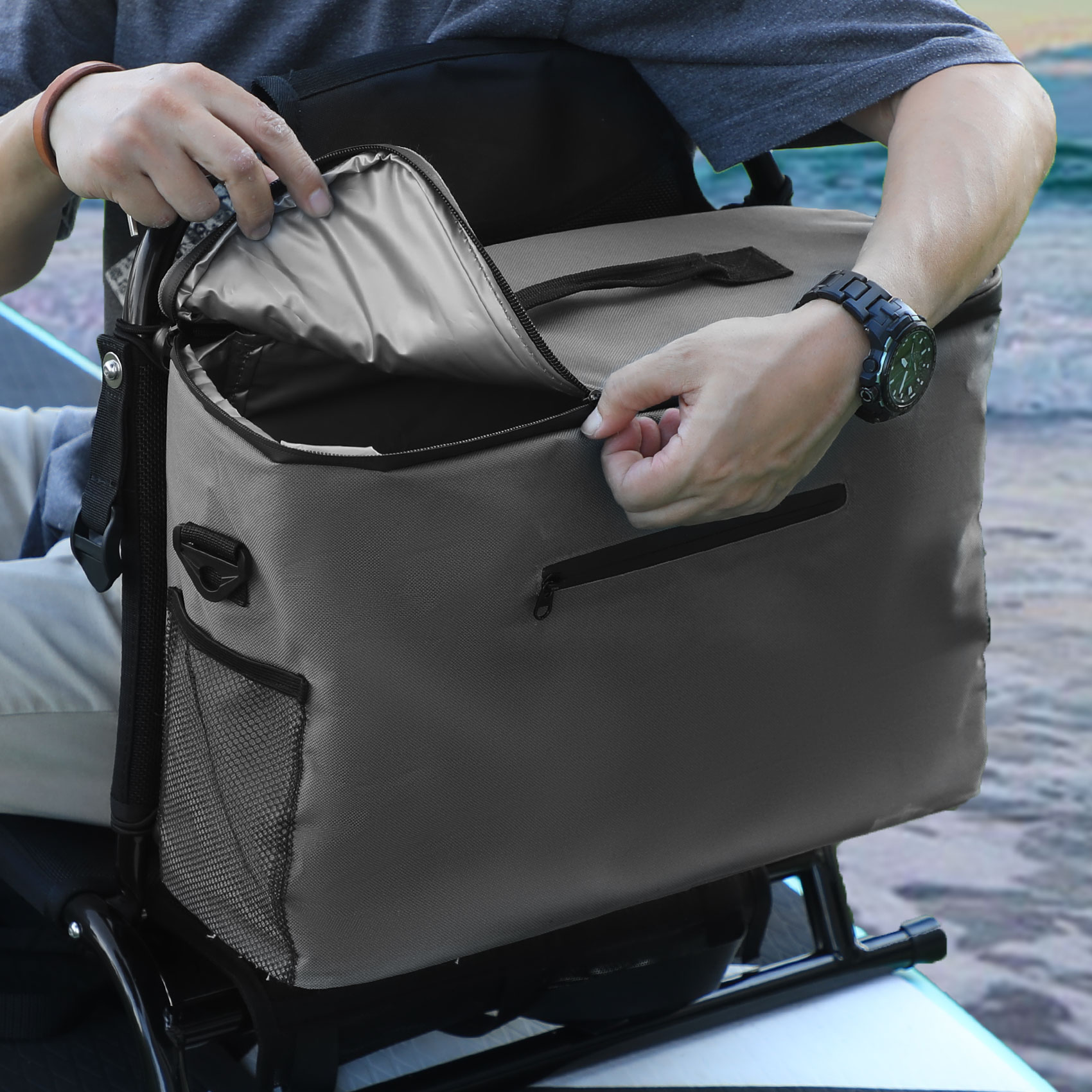 Kayak Cooler, Waterproof Seat  - Commercial Chest Freezer review and price