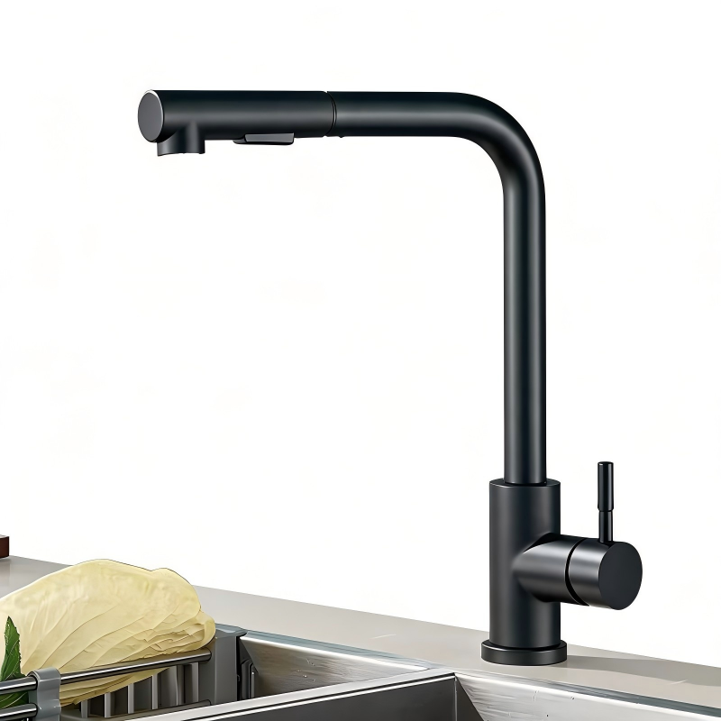 Black Flexible Pull Out Kitche - Commercial Kitchen Mixer Tap review and price