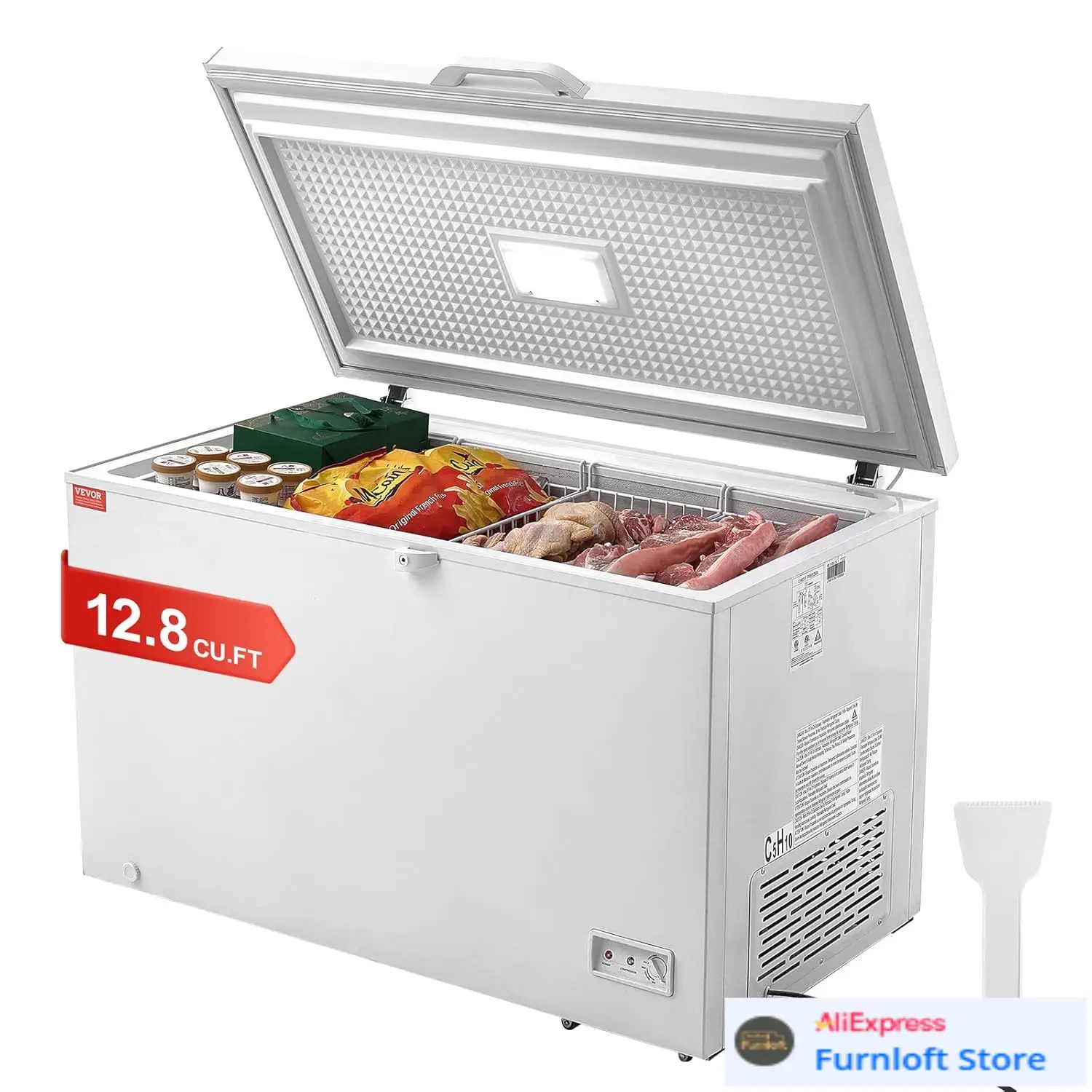 Chest Freezer, 12.8 Cu.ft / 34 - Commercial Chest Freezer review and price