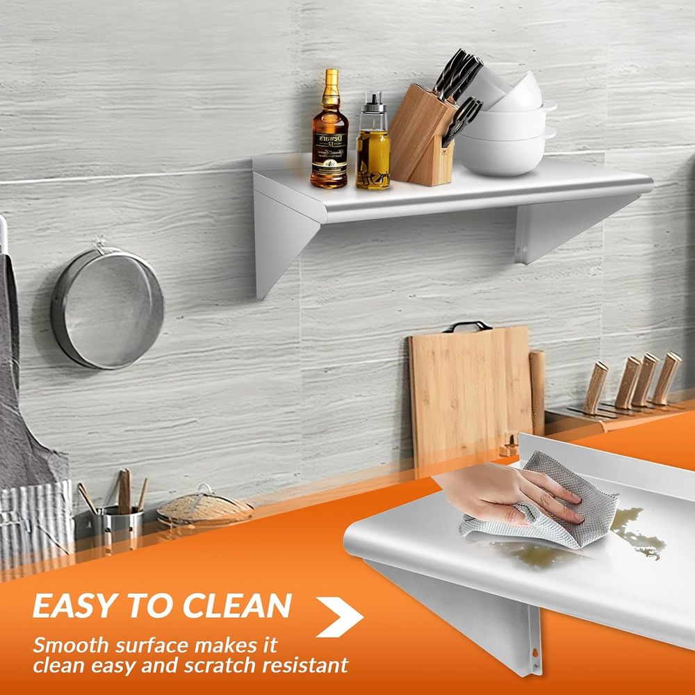 Commercial Stainless Steel She - Wall Shelf Commercial Kitchen review and price