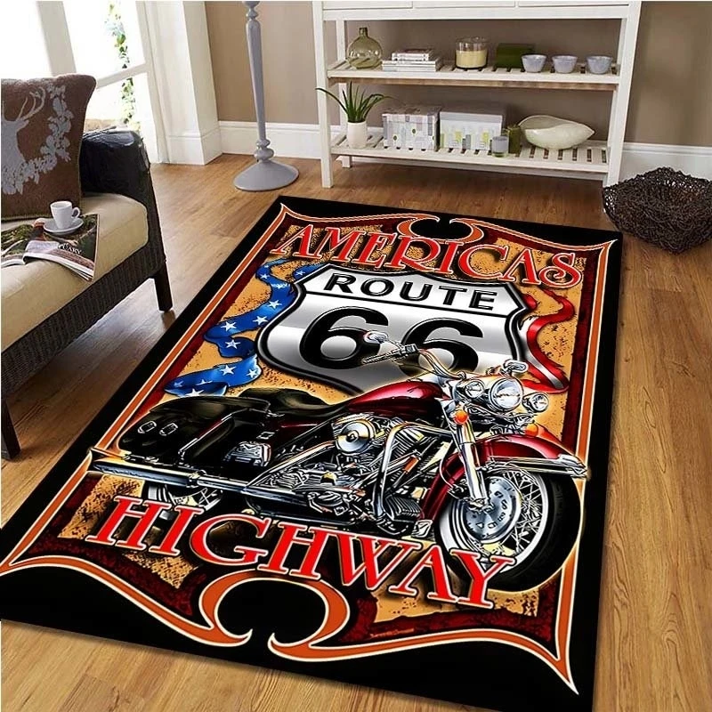 Route 66 Motorcycle Vintage Ca - Commercial Kitchen Non Slip Flooring review and price