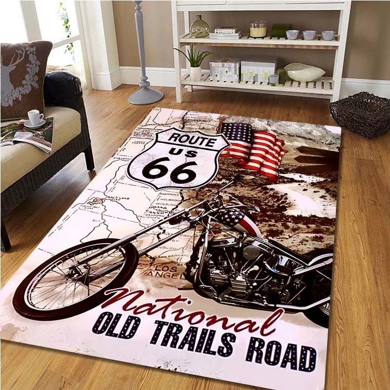 Route 66 Motorcycle Vintage Ca - Commercial Kitchen Non Slip Flooring review and price