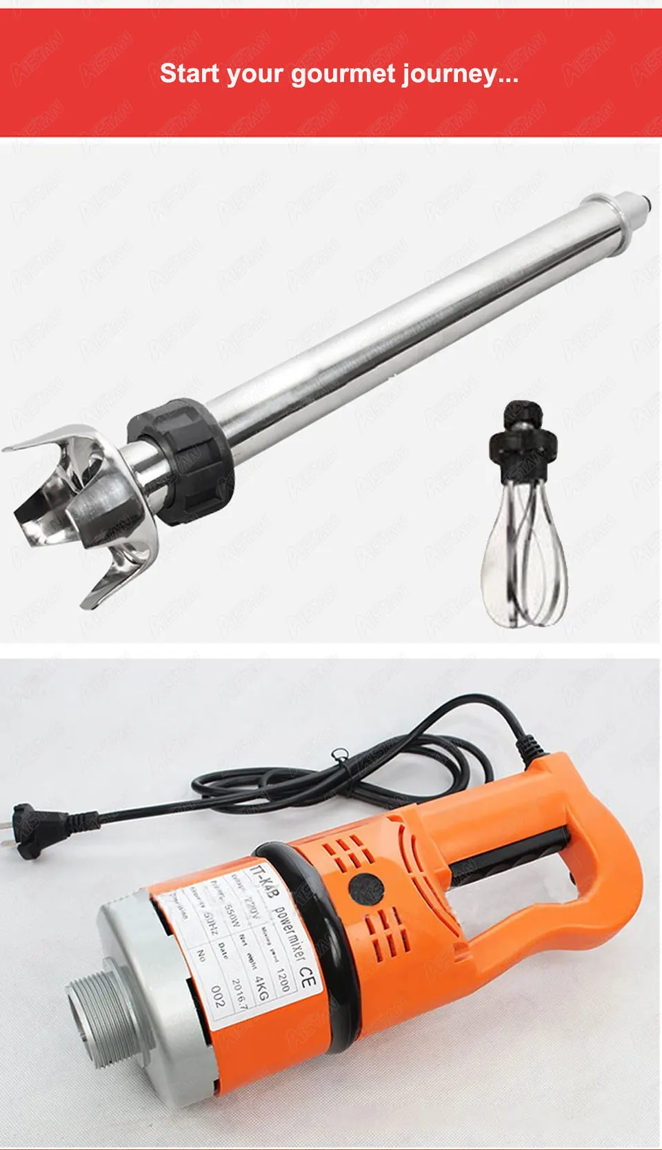 K4B-530 Electric Hand Blender  - Bar Blender Mixing review and price