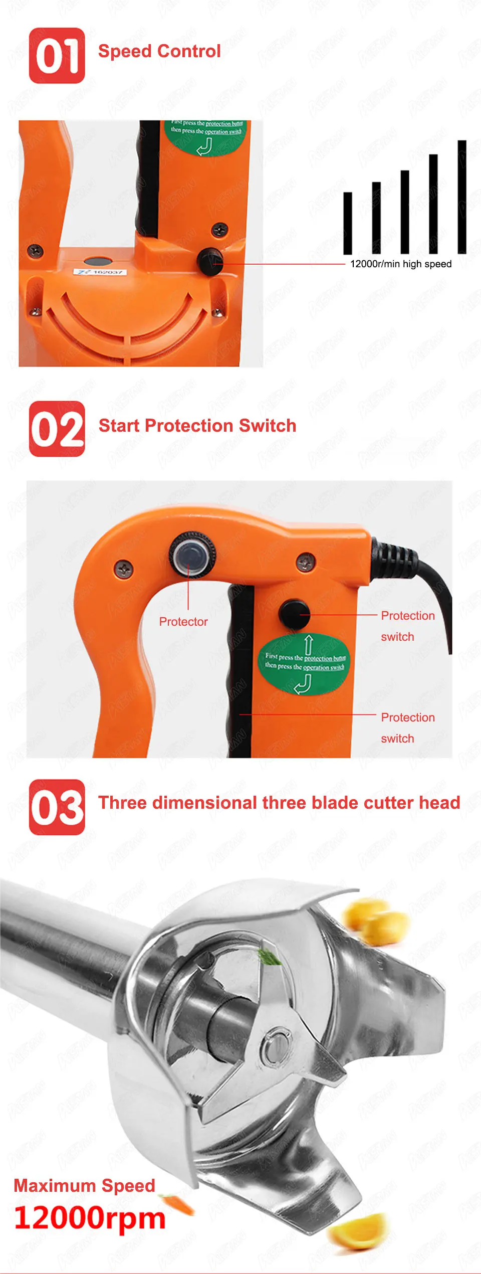 K4B-530 Electric Hand Blender  - Bar Blender Mixing review and price