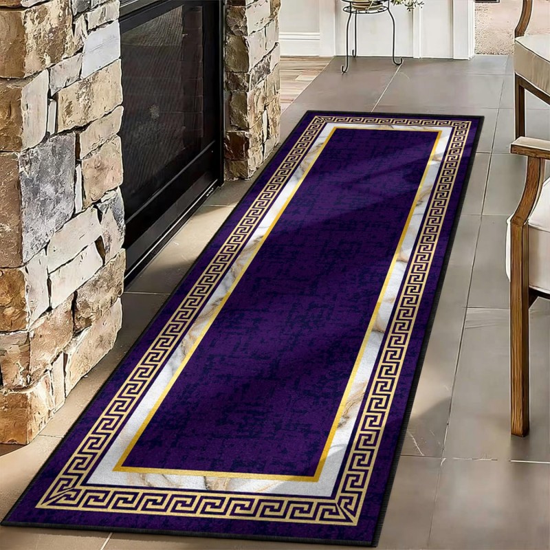 Abstract Art Runner Rug Blue Y - Commercial Kitchen Non Slip Flooring review and price