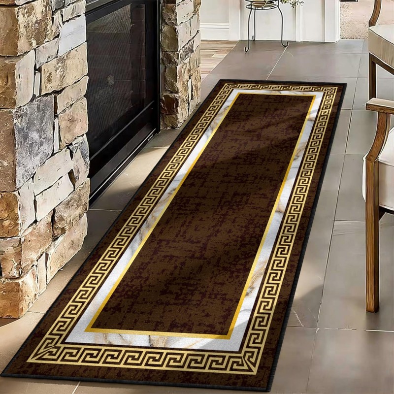 Abstract Art Runner Rug Blue Y - Commercial Kitchen Non Slip Flooring review and price