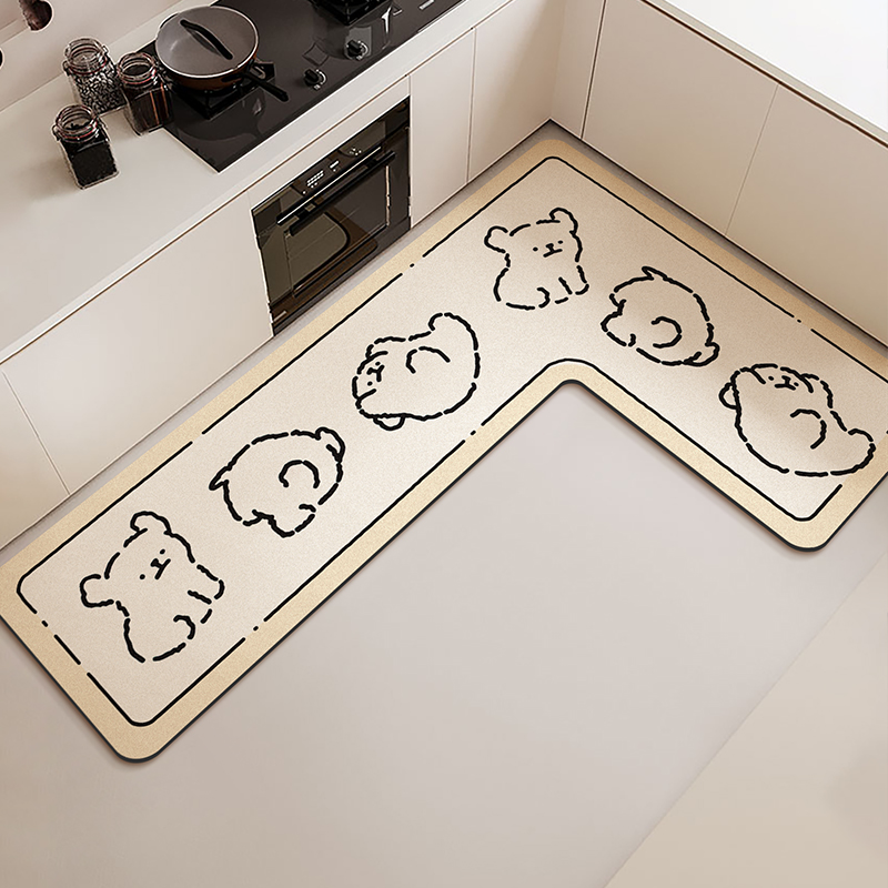 L-shaped Kitchen Floor Mat Wat - Commercial Kitchen Vinyl review and price