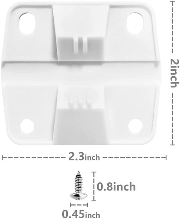 2Pcs White Plastic Cooler Hing - Commercial Chest Freezer review and price