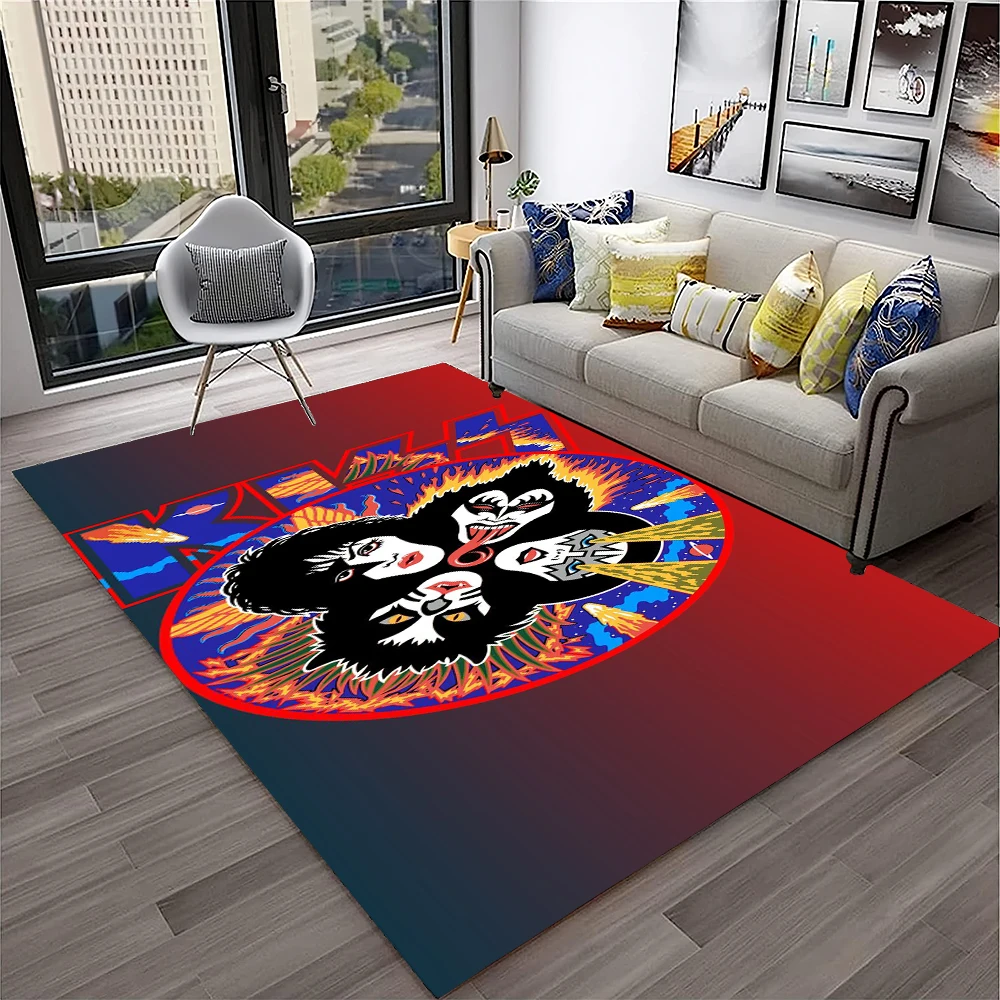Retro KISS Rock Band Carpet Ru - Commercial Kitchen Non Slip Flooring review and price