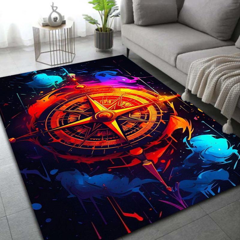 Retro Compass Map World Map Ar - Commercial Kitchen Non Slip Flooring review and price