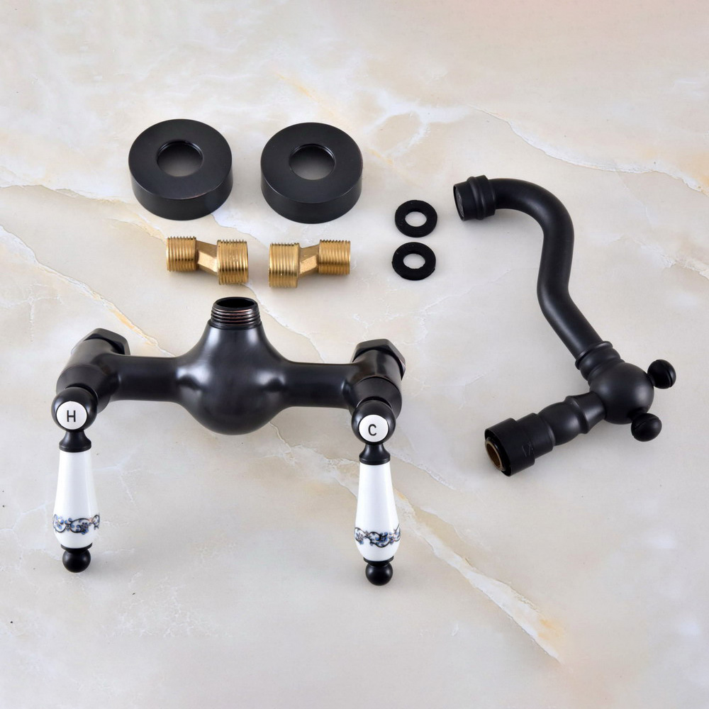 Black Oil Rubbed Bronze Wall M - Commercial Kitchen Mixer Tap review and price