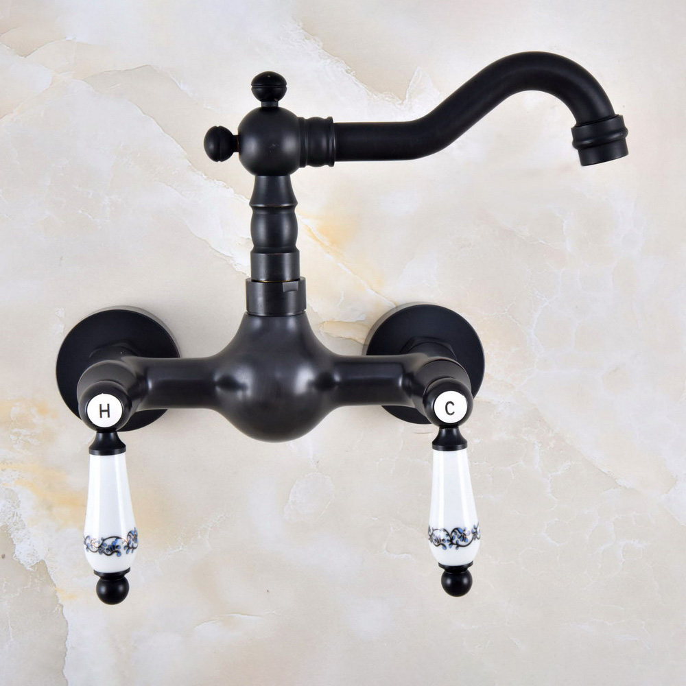 Black Oil Rubbed Bronze Wall M - Commercial Kitchen Mixer Tap review and price