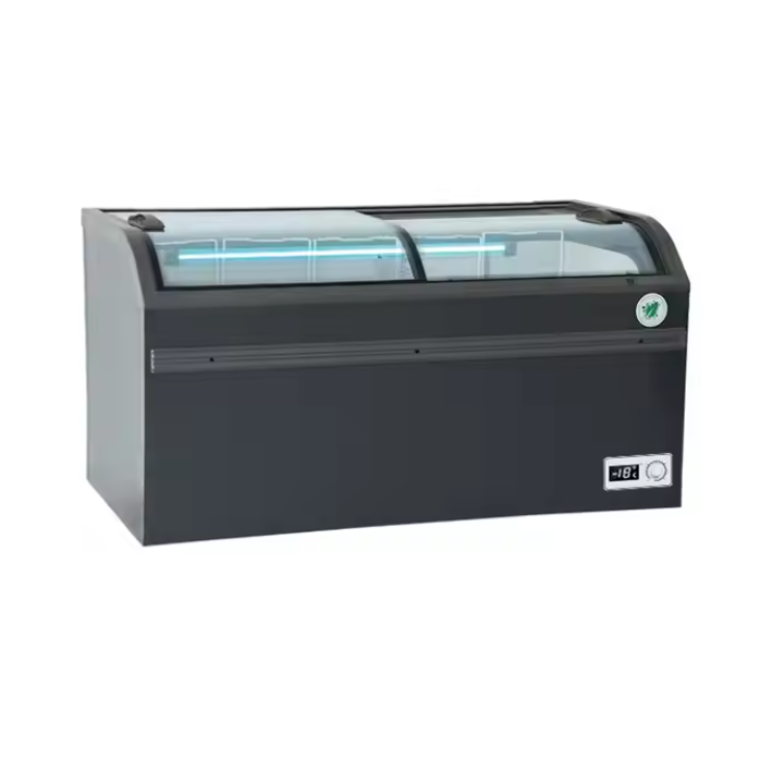 Commercial curved top glass sl - Commercial Chest Freezer review and price