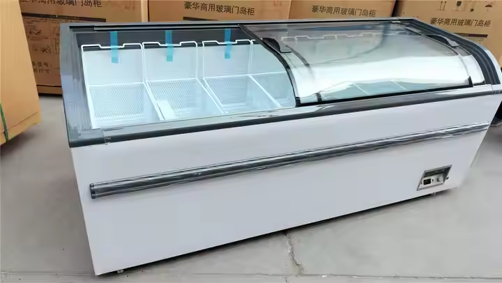 Commercial curved top glass sl - Commercial Chest Freezer review and price