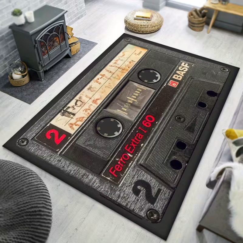 Classic Music Vintage Vinyl Re - Commercial Kitchen Non Slip Flooring review and price