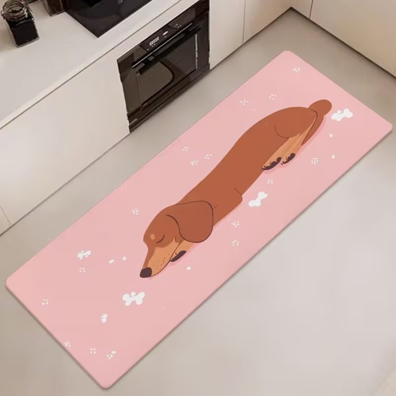 Cute Sleeping Dachshund Long K - Commercial Kitchen Non Slip Flooring review and price