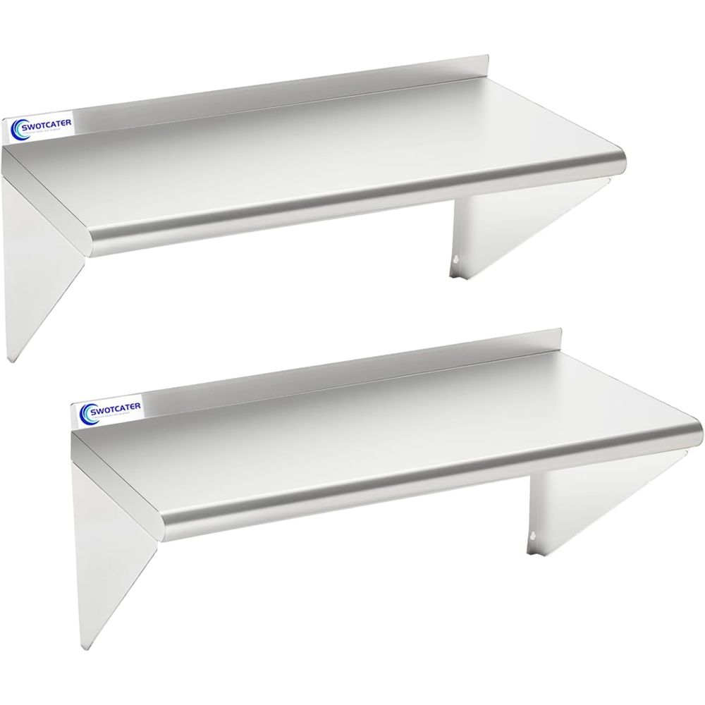 2 Pack Stainless Steel Shelves - Wall Shelf Commercial Kitchen review and price