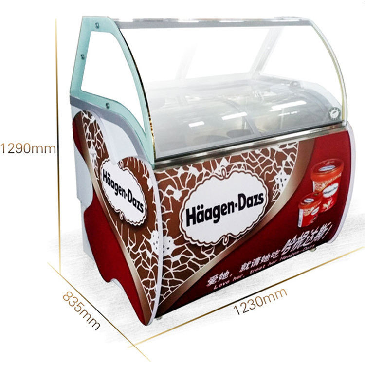 QDMECH Ice Cream Display Chest - Commercial Chest Freezer review and price