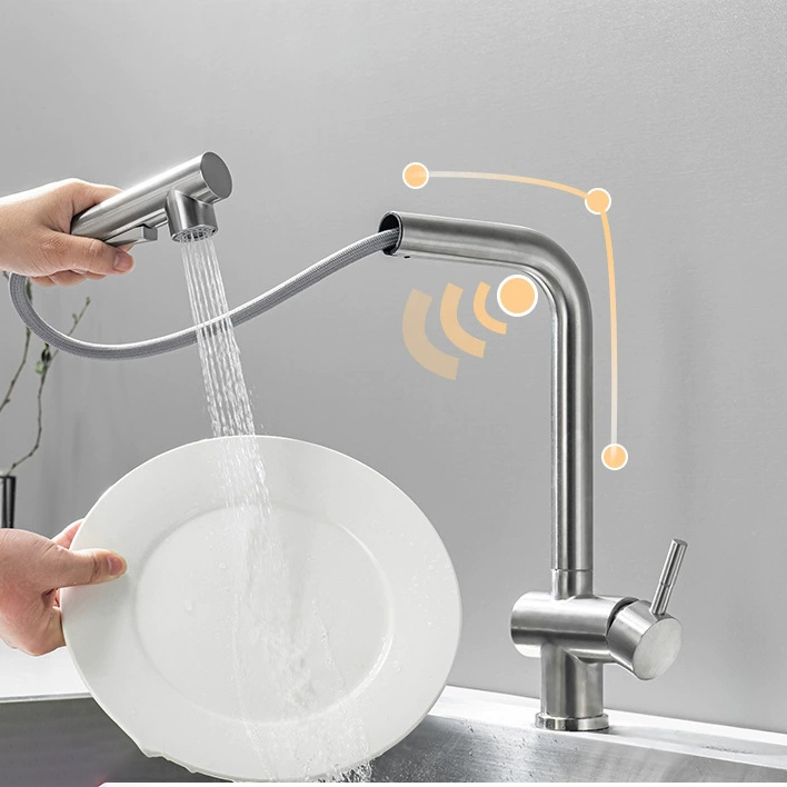 Hot Cold Touch on Kitchen Fauc - Commercial Kitchen Mixer Tap review and price